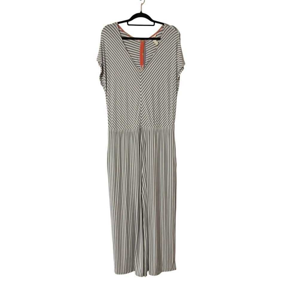 Matilda Jane Let’s Go Together Stripes All Day Romper Womens Size XL